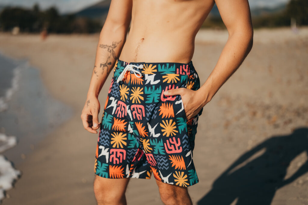 Short de Bain Tropical Square