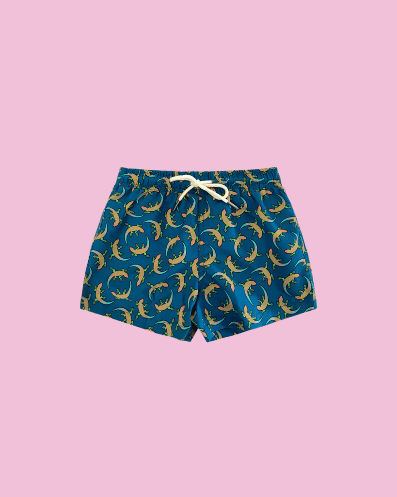 Kids Swim Short - Gecko