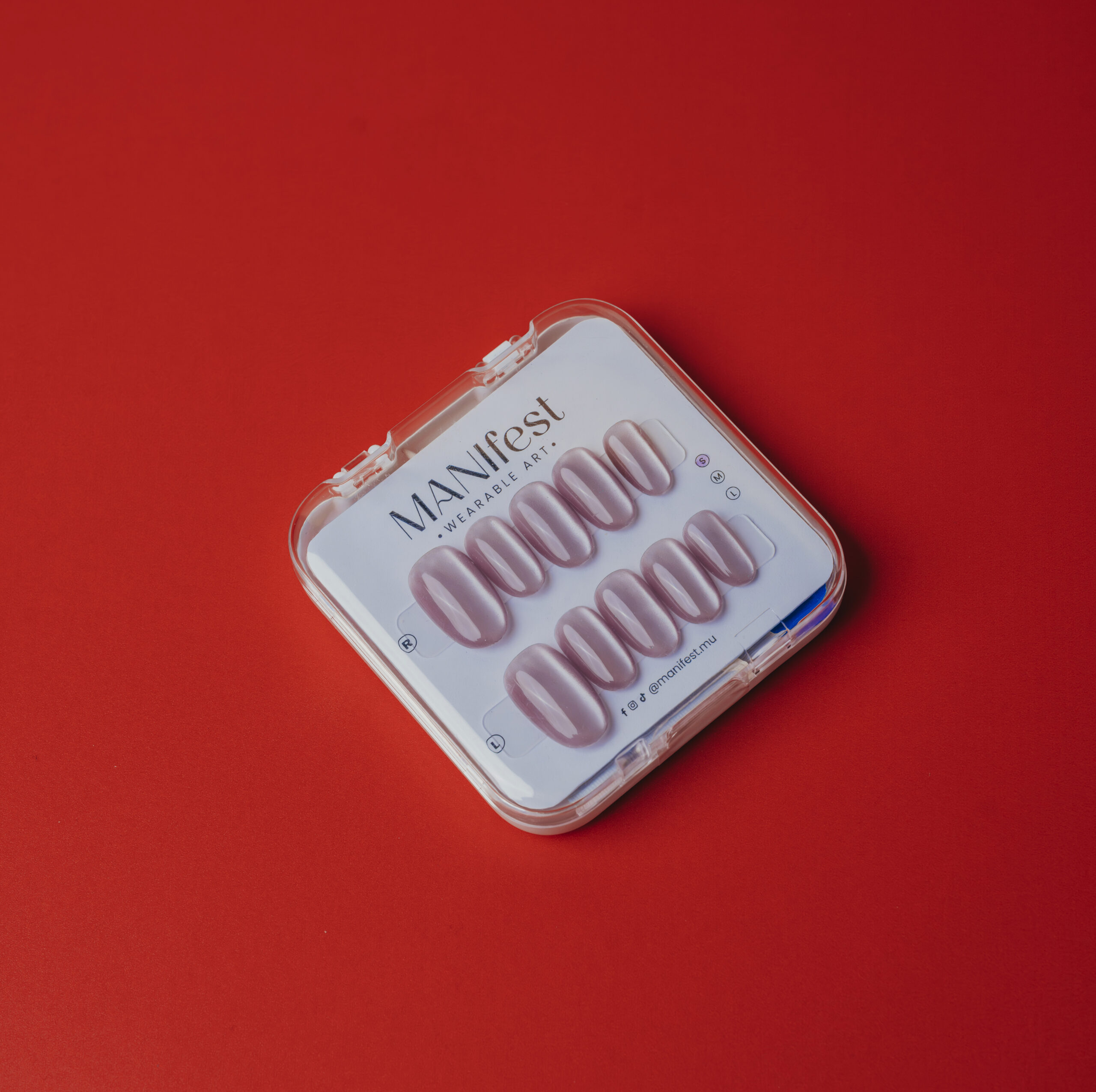 Ongles Press-On-Magnétique Oval